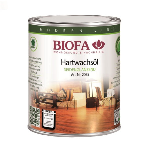 Hartwachsöl seidenglänzend (2055) | Biofa