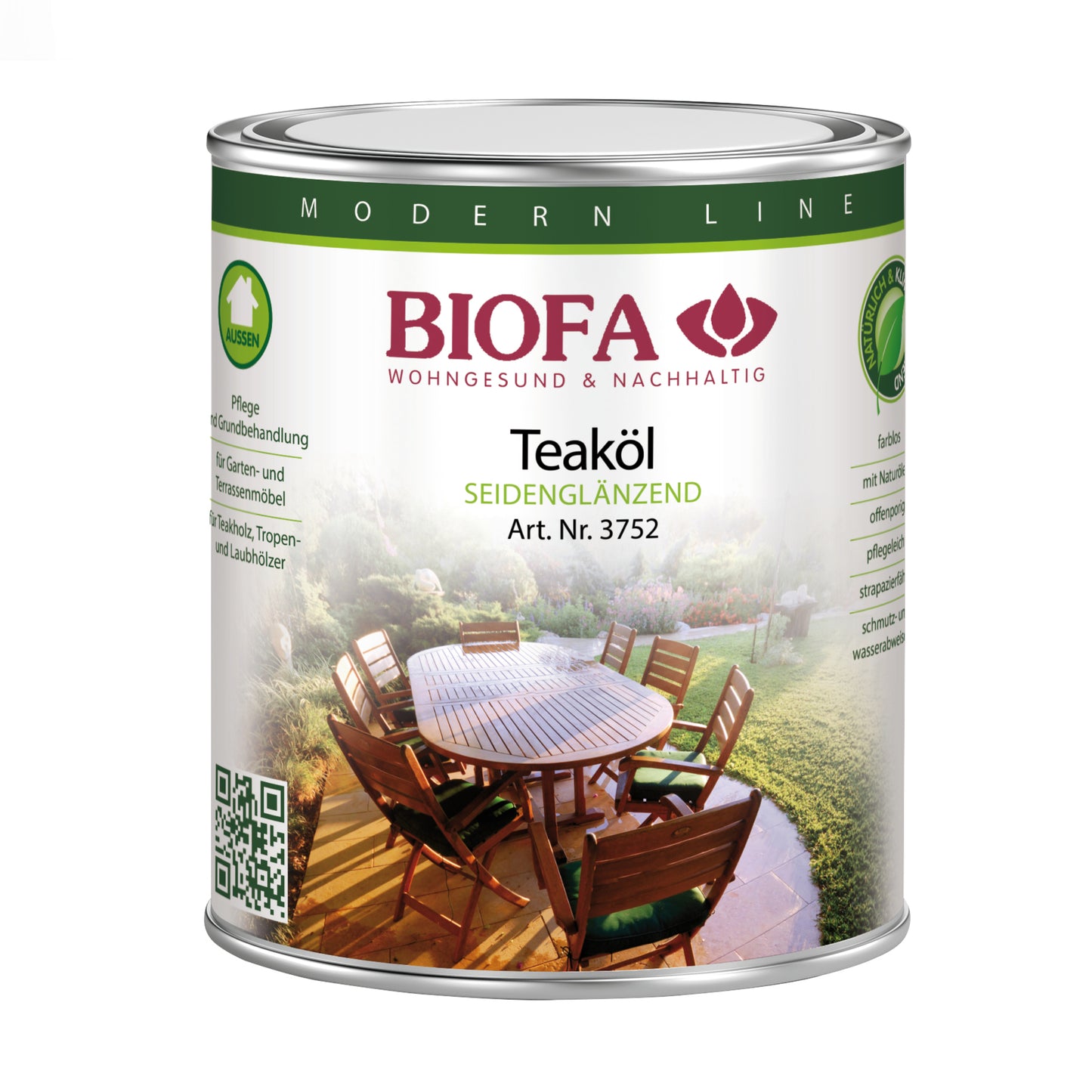 Teaköl für Gartenmöbel (3752) | Biofa