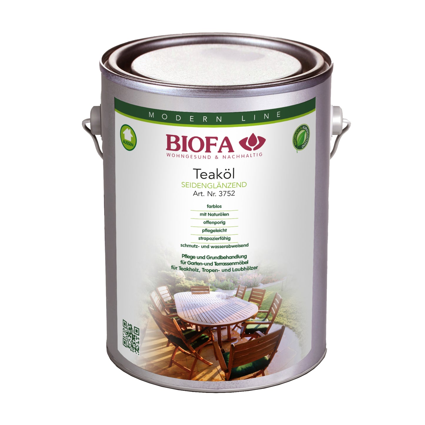 Teaköl für Gartenmöbel (3752) | Biofa