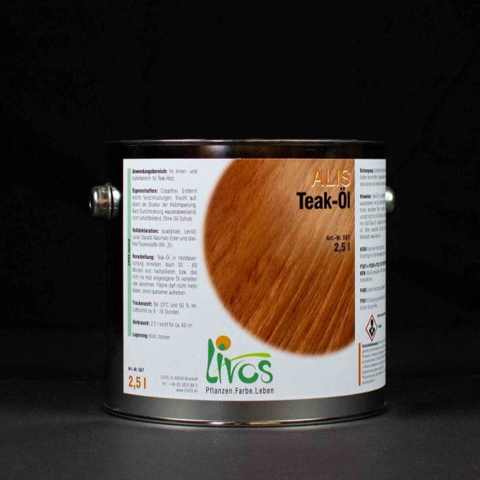 Teak-Öl (seidenmatt) | Livos ALIS Nr. 567