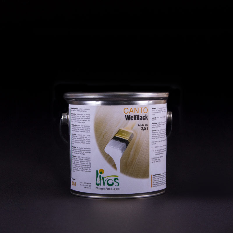 Weißlack für Allergiker | Livos CANTO Nr. 645