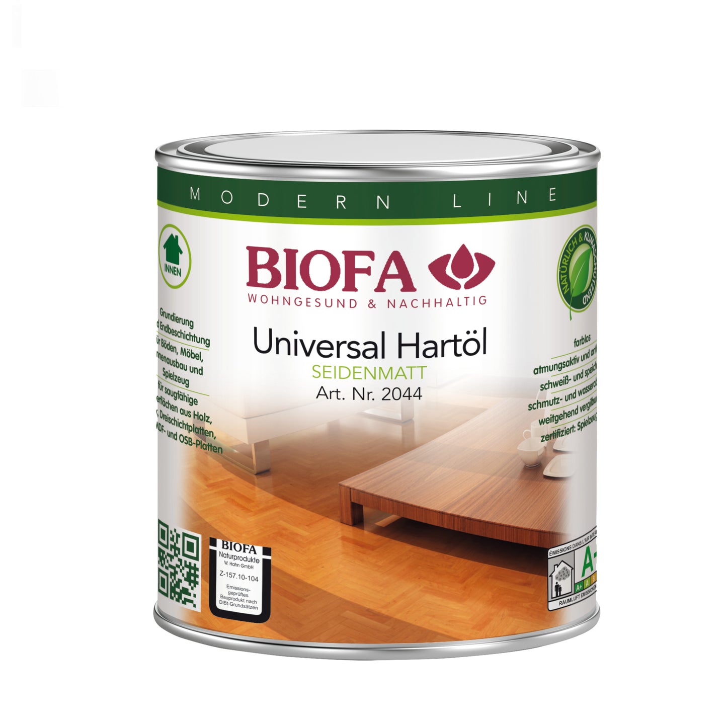 Universal Hartöl seidenmatt (2044) | Biofa