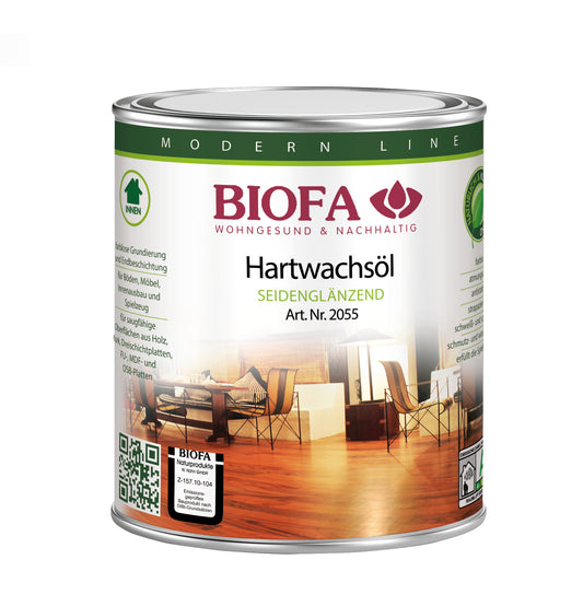 Hartwachsöl seidenglänzend (2055) | Biofa