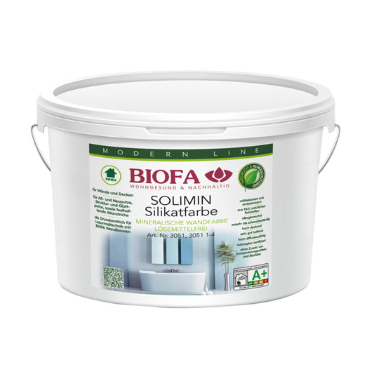 Silikatfarbe weiß (3051) | SOLIMIN Biofa